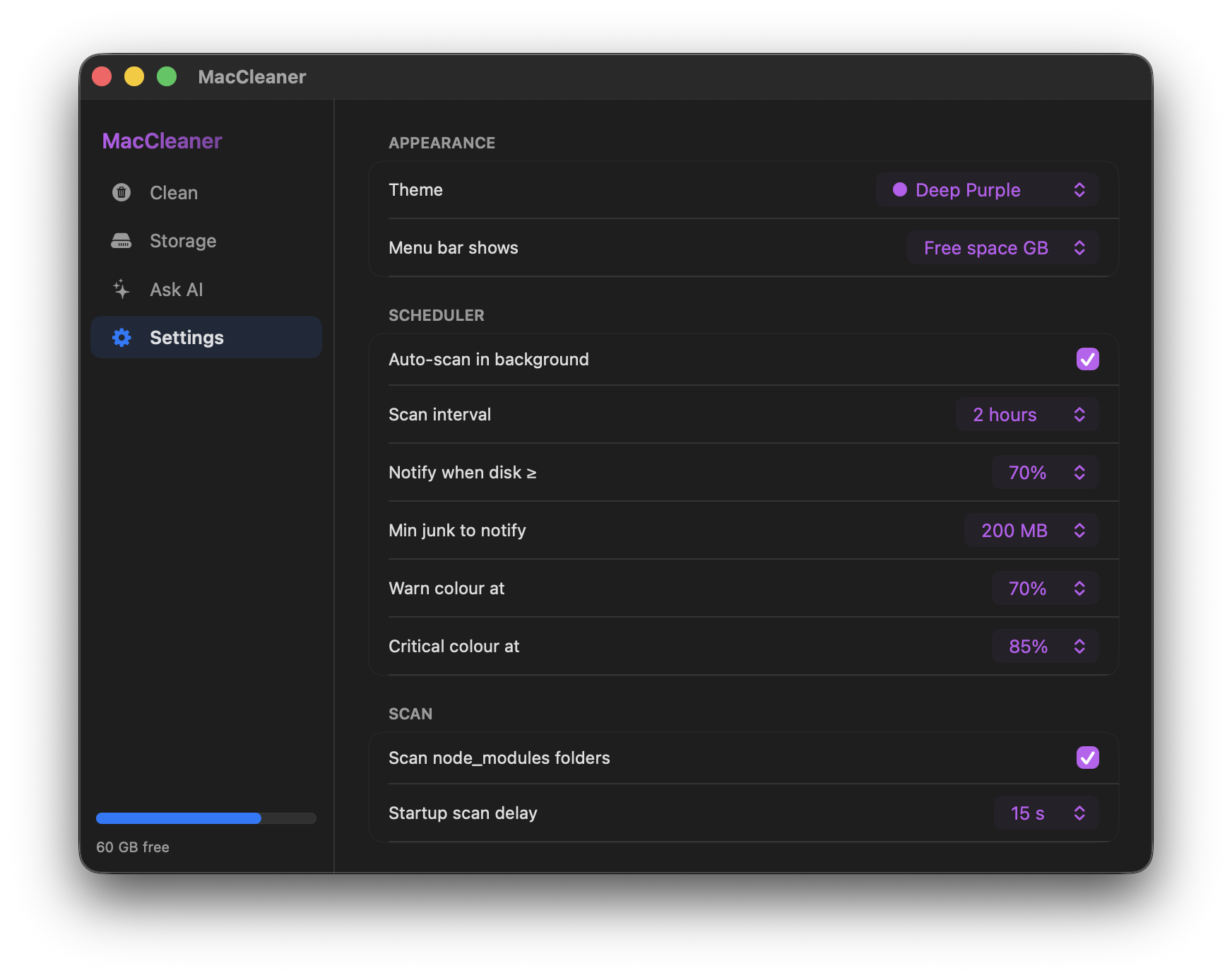 Deep Purple theme